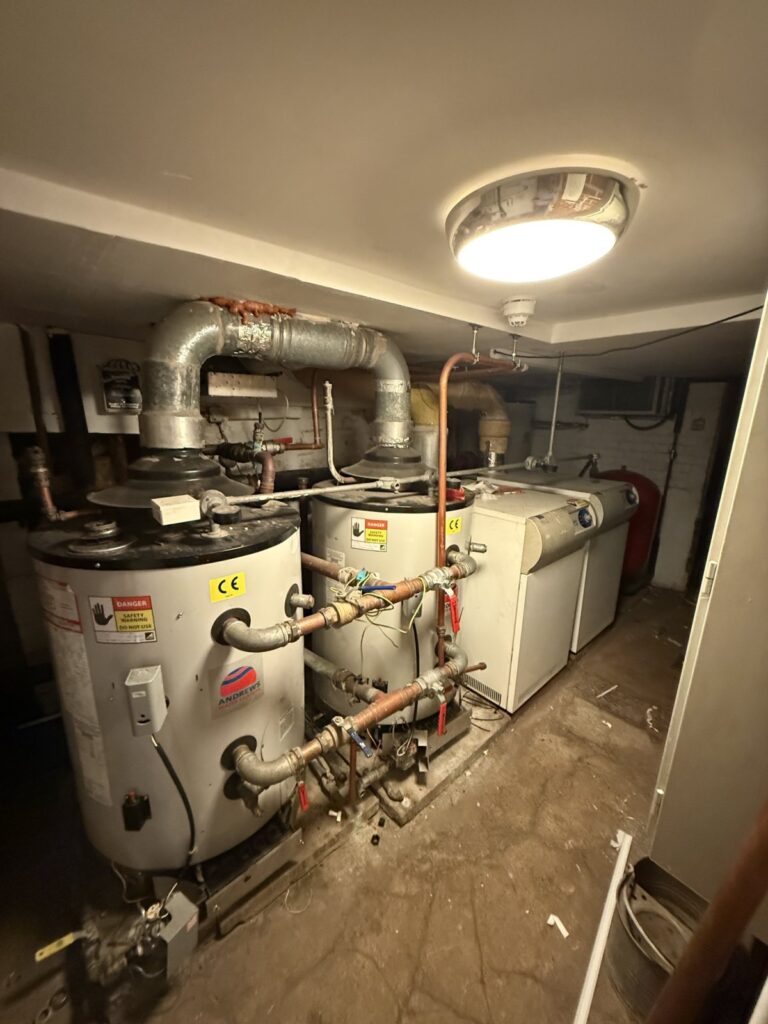 Boiler replacement at a Canterbury hotel