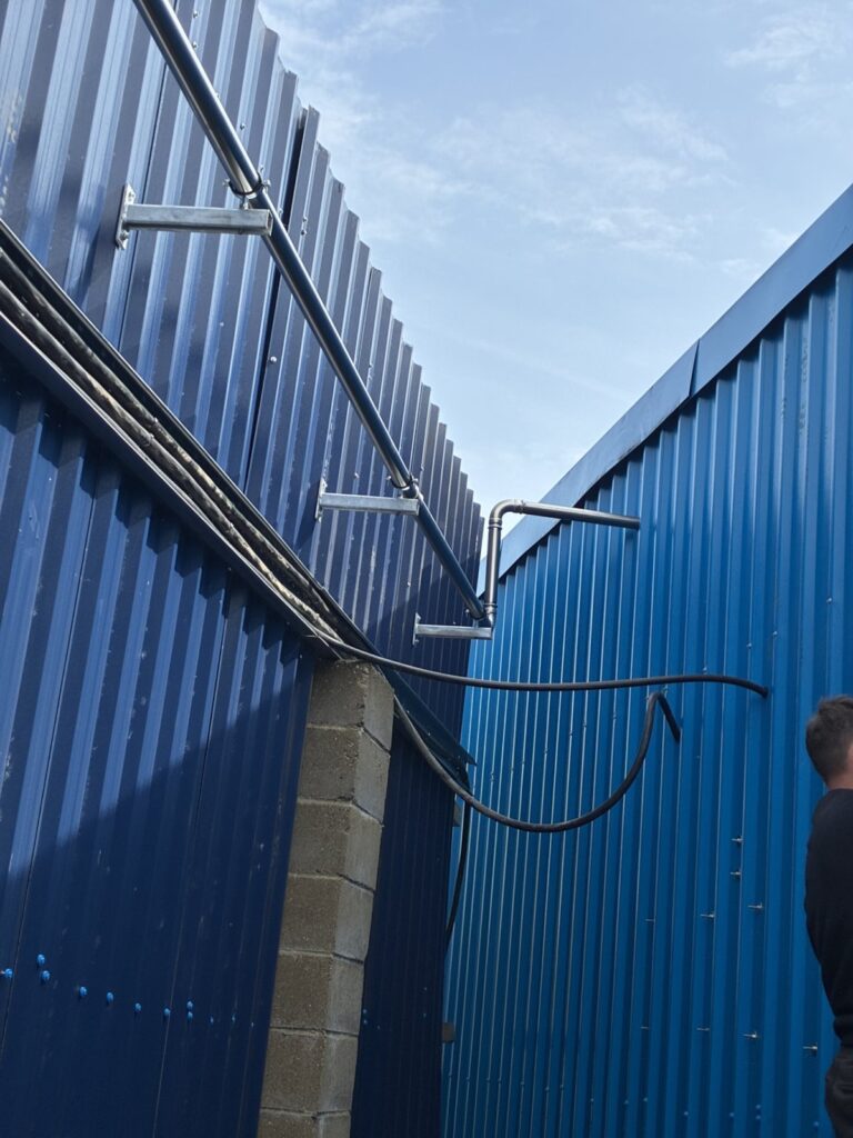 New gas line for factory ovens in Ashford