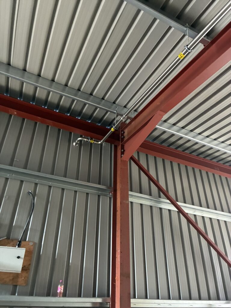 New gas line for factory ovens in Ashford