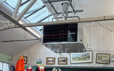 New Reznor warm air heater installed in Cranbrook